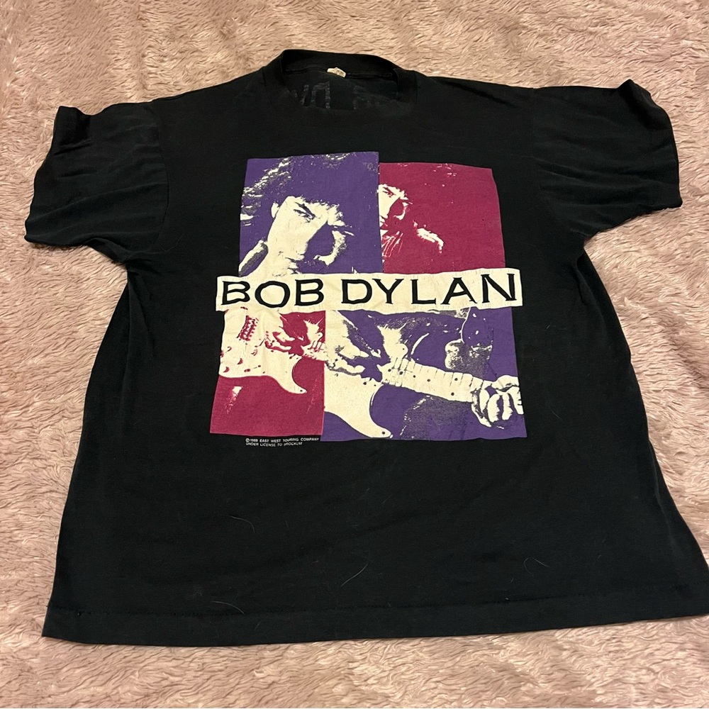 Bob Dylan Mercy Me tour 1989 vintage t-shirt XL